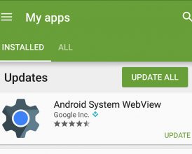Google sets Safe Browsing in WebView by default